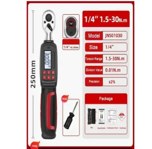 Rico 1/4 Dijital Tork Anahtarı 1,5-30 Nm - 007-RC1631