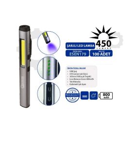 ARM Kalem Led Lamba Ultra Viyole Işık 450 Lümen ESEN179 - ESEN179